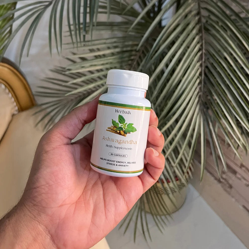 Ashwagandha Capsules - Organic اشوگندھا Stress Relief & Vitality