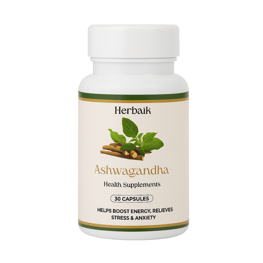 Ashwagandha Capsules - Organic اشوگندھا Stress Relief & Vitality