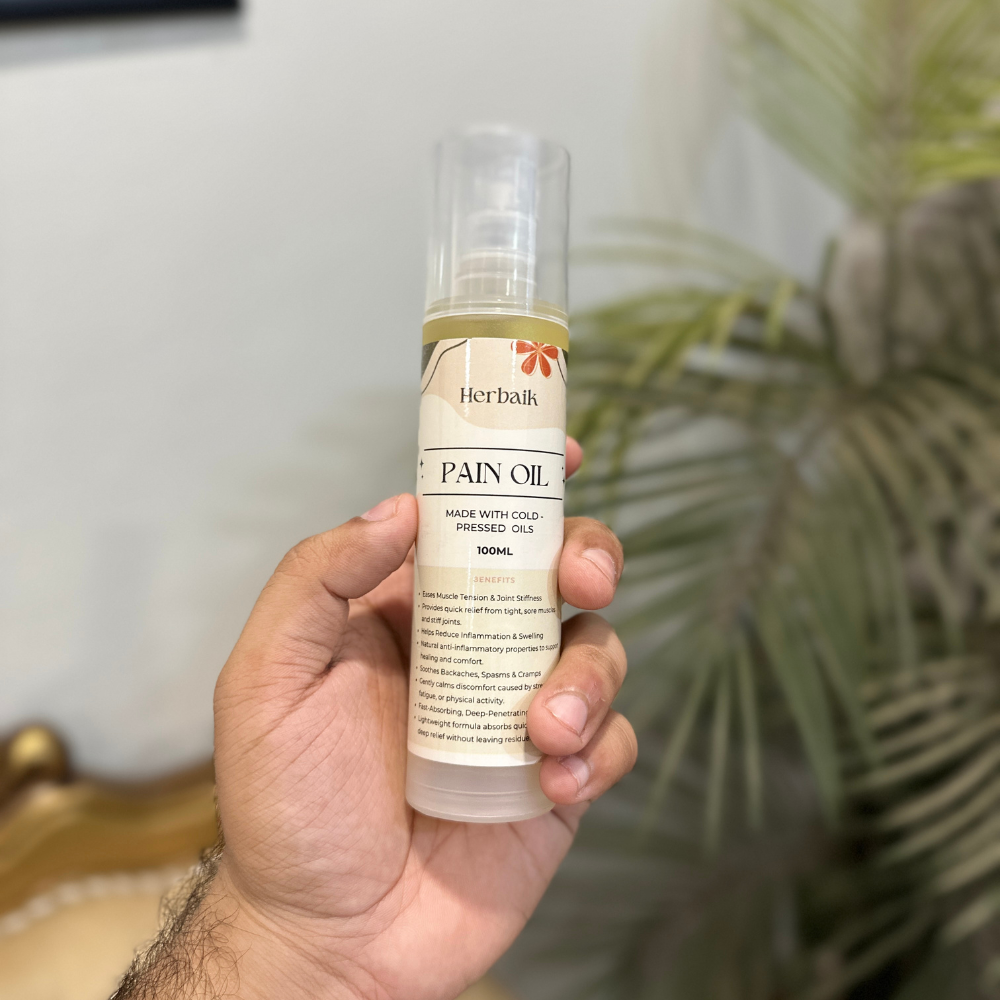 Herbaik Pain Oil - Natural Anti-Inflammatory Massage Oil